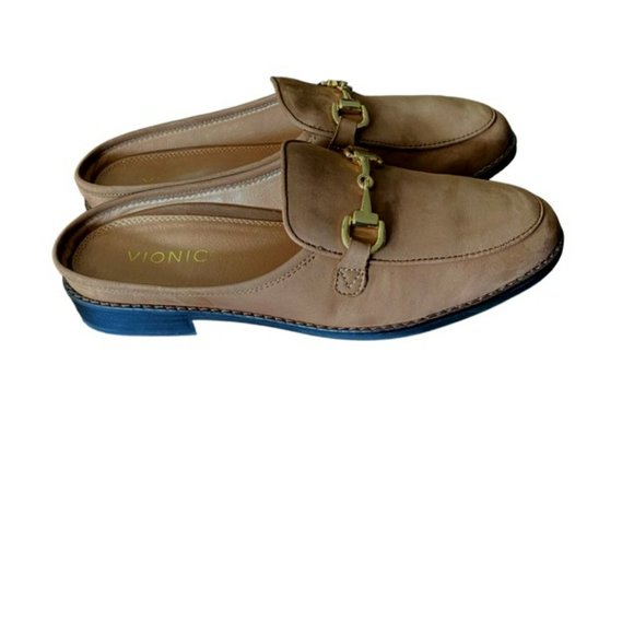 Vionic Shoes Vionic Wise Salie Brown Backless Slip On Flats Size 85